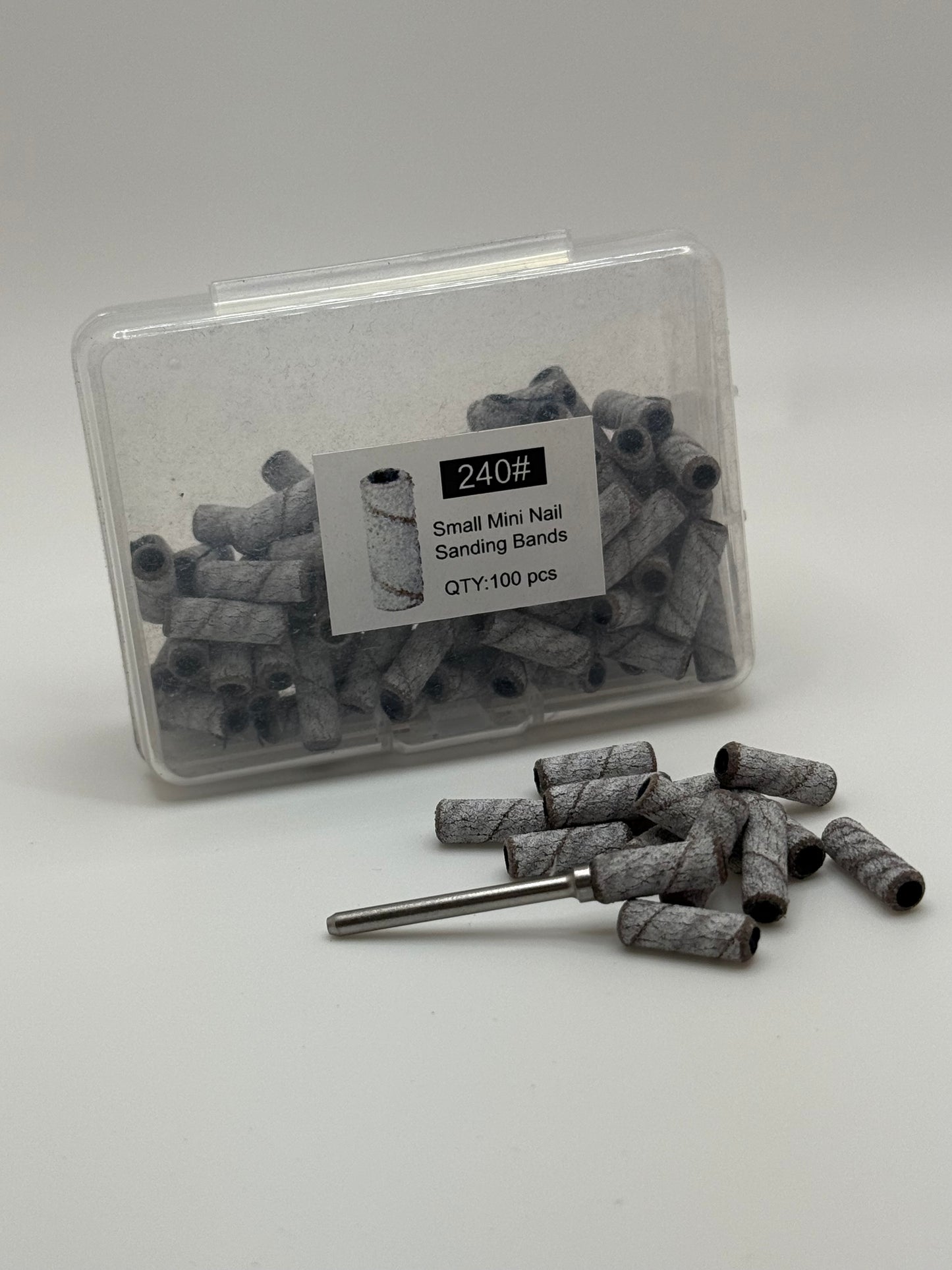 240 GRIT MINI SANDING BANDS 100 PCS