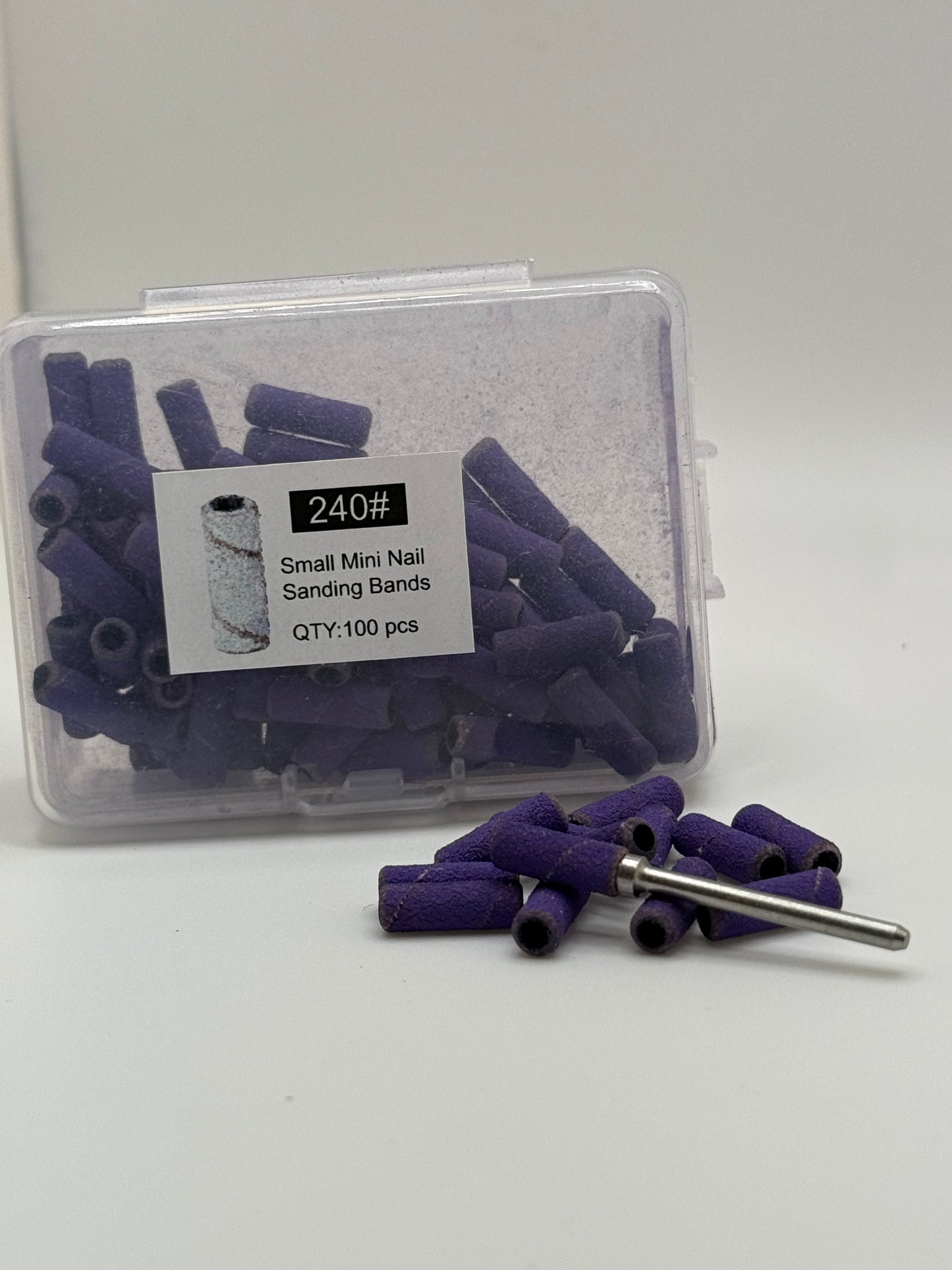 240 GRIT MINI SANDING BANDS 100 PCS