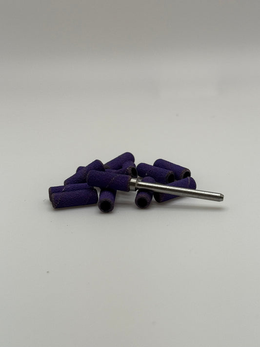 240 GRIT MINI SANDING BANDS 100 PCS