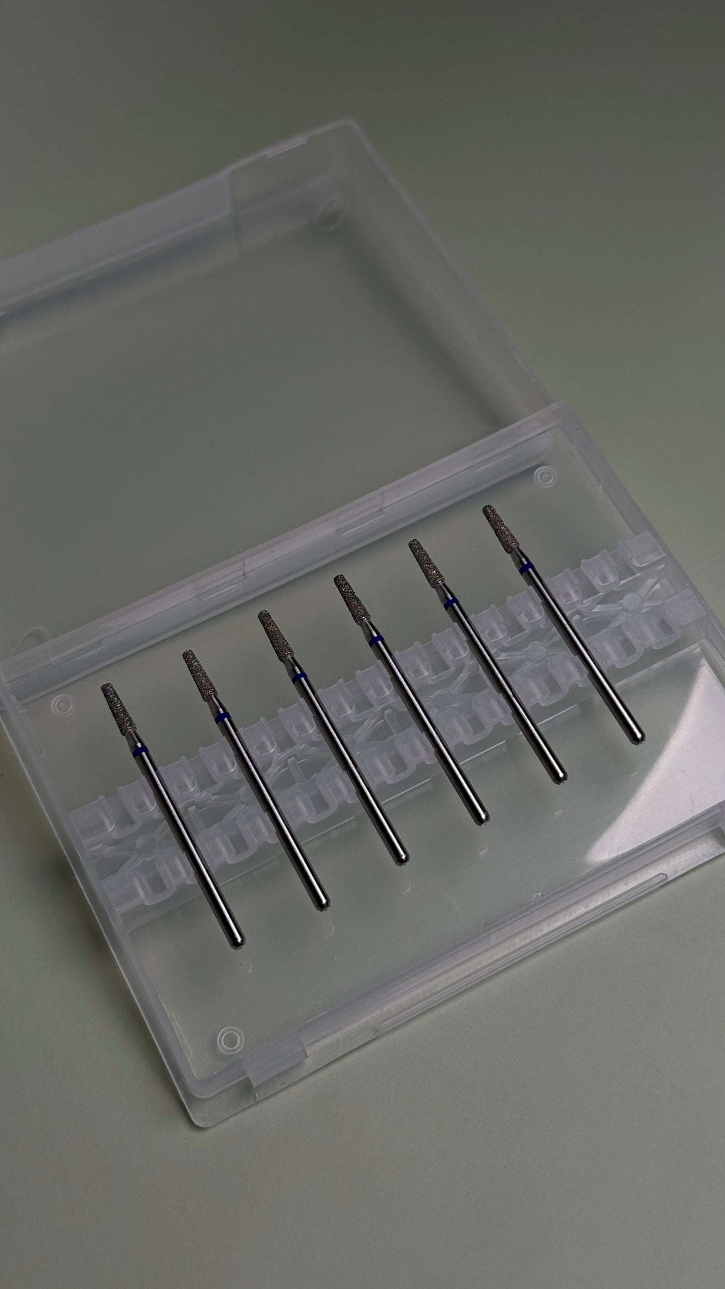 6 pc Tapered Barrel Cuticle Bit Medium Grit
