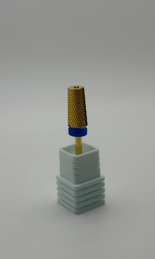 3/32" Tapered Barrel Gold Carbide Bit