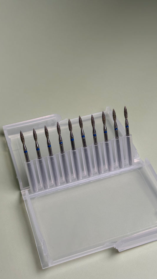 10 pc Flame Bit Medium Grit