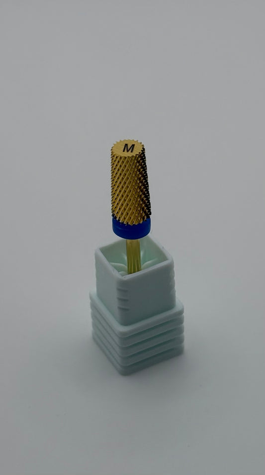 3/32" Tapered Barrel Gold Carbide Bit